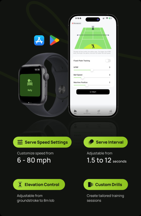 Acemate - World's First Tennis Robot for Real Rally Play - 图片 4