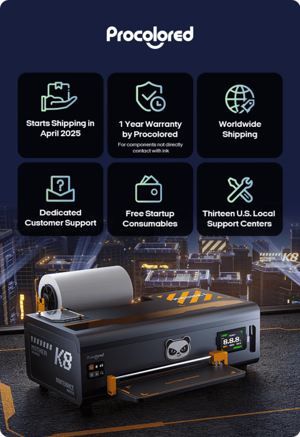 Procolored K Series DTF Printer Deposit Reservation